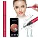 Ear Wax Removal Tool Ear Cleaner with Camera Ear Cleaning Tool with Camera and Lights Ear Camera for iPhone iPad Android Phones Smart Visual Otoscope Camera Rose Red