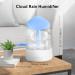 450ml Rain Cloud Humidifier with Night Light & Timer - White | Aromatherapy Diffuser & Desk Fountain with 7 Color Lights - Buy Online on GoSupps.com