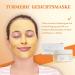 Face Mask - Turmeric Vitamin C Mask - Clay Mask Face for Cleanses Acne and Dark Spots Pores Reducing Face Masks Beauty 120 g - Buy Online on GoSupps.com
