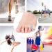 Yimanduo 10 Pcs Pinky Toe Splint & Gel Separators - Toe Straightener for Men & Women, Ideal for Walking, Running, Overlapping Toes, Bunion Corrector & Relief - Small Size - Buy Online on GoSupps.com