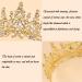 Tobatoba Gold Crown for Women - Crystal Tiara for Birthday, Wedding, Prom, Quinceanera & Halloween Cosplay - Buy Online on GoSupps.com