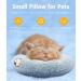 Odookon 2PC Cat Pillow - Washable Soft Fluffy Catnip Plush Toy & U-Shaped Neck Pillow for Pets - Perfect for Sleeping & Playing - Buy Online on GoSupps.com