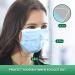 FriCARE ECOGUARD Adult ASTM Level 3 Disposable Face Masks - Made in USA 50 Pack, 3 Ply Breathable Protection, Blue - Elastic Earloop - Buy Online on GoSupps.com