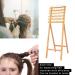 LIVSMON Bamboo Hair Braiding Rack - 72 Pegs Hair Separator Holder for Time-Saving Braiding Stand - Buy Online on GoSupps.com
