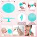 Buy 5-Piece Silicone Face Scrubber Set | Exfoliating Lip & Cleansing Brushes for Blackhead Removal - International Shipping Available - Buy Online on GoSupps.com