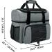 Boczif Double Bowling Bag for 2 Balls with Removable Cushion - Fits Size 16 Shoes - Ideal for Men and Women - Buy Online on GoSupps.com