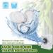 ProCIV Reusable Makeup Remover Cotton Pads 18-Pack - Organic Bamboo, Washable, Eco-Friendly, for All Skin Types - Includes Laundry Bag - Woman's Gift - Buy Online on GoSupps.com
