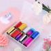 Nail Art Transfer Stickers Colored Foil Starry Glitter Set for Beauty Personal Care Wraps Mix Color Accessories Decals 10 Rolls/box(15) - Buy Online on GoSupps.com