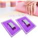 Nail Art Hand Cushion Smooth And Beautiful Beautiful And Practical Environmental Health Easy To Clean Manicure Hand Rest Strong And Sturdy for Home Salon Purple - Buy Online on GoSupps.com