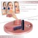 deweisn Tri-Fold Lighted Vanity Mirror | 21 LED Lights, Touch Screen, 3X/2X/1X Magnification | Dual Power Modes | Travel Makeup Mirror - Rose Gold - Buy Online on GoSupps.com