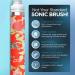 Shop Pop Sonic Electric Toothbrush - Red Floral Travel Brush for Kids | 2 Speed 15 000-30 000 Strokes/Minute | Buy Internationally Online - Buy Online on GoSupps.com