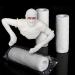 2 Rolls Halloween Mummy Bandage Wrap for Party Photo Wrap Zombie Bandage Self Adhesive White Stretch Bandage Cohesive Wrap Rolls for Cosplay Wounded Photography Props Costume Decoration