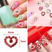 RUNRAYAY 30Pcs Colorful Love Nail Rhinestones Charms 3D Shiny Heart Shape Nail Art Alloy Diamond Crystal Nail Ornament Gems for Girls Valentine'S Day DIY Crafts Decoration Supplies (6 Styles) - Buy Online on GoSupps.com