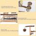 Wishesmar WellensiTich Playground for Nymphensittich Parrots - Climbing Swing Feeder-Cup Toy Ladder & Tray - Wooden Playset 45x37x26 cm #a wood 001 - Buy Online on GoSupps.com