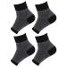 Healeved 2 Pairs Protective Ankle Socks Ankle Support Brace Ankle Wrap Plantar Support Sock Ankle Sleeve Ankle Brace for Kids Compression Socks Sports Fitness Guard Plate Spandex 17.5x5cm