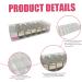Daily Contact Lens Organizer - Clear Plastic Box with Lid | Dustproof 7-Grid Storage for Lenses & Small Items - Buy Online on GoSupps.com