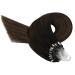 Youngsee 60cm Ombre Microring Extensions | Real Remy Human Hair Brown Ombre Micro Loop Extensions #2/2/6 50g Premium Quality - Buy Online on GoSupps.com