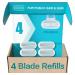 Venus Razor refills Venus Womens Razor Blade Refills Womens Razors For Shaving Refills for Venus Smooth Razors Blue New Version(Bay blue B)