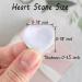 XIANNVXI 10 Pcs Clear Quartz Crystals Heart Gemstone Set - Reiki Crystal Beginner's Gifts | Polished Love Palm Pocket Stones - Buy Online on GoSupps.com