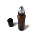 Roller Bottles for Essential Oils - 10ml Amber Glass Bottle with Steel Roller Ball & Black Cap - 6 Pack by Oils For Everything | International Shipping - Buy Online on GoSupps.com
