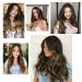 Natural Brunette Long Curly Wig for Women - 26 Inch Heat Resistant Synthetic Hair - Buy Online on GoSupps.com