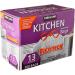 P2P Kitchen Trash Bags 13 Gallon Drawstring Gripping Trash Bag Expandable Thick Top Flexible Leak Proof Tear Resistant 200 Count - Buy Online on GoSupps.com