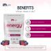 IDLife Energy - Mixed Berry - Sustained Power Boost with Powder, Healthy Drink for Work, Gym & Daily Use, 6 Hours of Boost - 15 Sticks per Bag - Buy Online on GoSupps.com