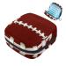 Storage bags for women's bandages rugby ball texture sport portable menstrual pad bag panty lip inlays tampons women's bandages storage holder for women school office