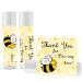 12 Bee Lip Balm Favors - Bee Baby Shower Favor Lip Balms - Bee Birthday Favor Lip Balms - Lip Balm Favors