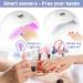 Buy McNory 168W UV LED Nail Dryer - Fast Drying Lamp for All Gel Nails | Professional Timer & Sensor LCD Display - Buy Online on GoSupps.com