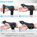 HKJD Thumb Splint Brace for Pain Relief and Immobilization - Adjustable Wrist Strap for Arthritis, De Quervain's, Carpal Tunnel - Black Upgrade - Buy Online on GoSupps.com