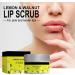 Lip Scrub Exfoliator Fade Lip Scrub Moisturizer-Lip Sleeping Mask Lip Moisturizer for Dry Lips Moisturizing lip scrub Lemon lip Scrub Gentle Lip Exfoliator for Smooth and Brighter Lips 10g - Buy Online on GoSupps.com