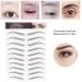 Lifelike Waterproof Eyebrow Stickers - One-Time Use Professional Brown 08 for Women | International Shipping - Buy Online on GoSupps.com