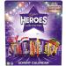 Soolar Cadbury Heroes - Calendrier de l'Avent en chocolat de 230 g avec carte de v ux de No l gratuite jeu interactif de compte rebours pour No l 24 jeux interactifs No l - Buy Online on GoSupps.com