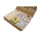 Balmond Premium Turkish Delight Gift Box - 900g Assorted Turkish Delight in Beautiful Wooden Box Pistachio Walnut Coconut - Suitable for Halal Kosher Gluten Free Vegan & Vegetarian Diets