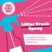 Felight Odour Control Litter Freshner Spray - Gentle Baby Powder Scent Fast and Effective Odour Elimination Clean and Hygienic Litter Trays | Made in the UK (300ml) - Buy Online on GoSupps.com