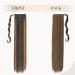 Buy Pference Clip-In Ponytail Extensions - 81cm Long Smooth Dark Brown & Sand Blonde Hair - Buy Online on GoSupps.com