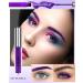 Tinted Brow Mascara Gel-1Pcs Long-lasting Waterproof Smudge-proof Purple Eyebrow Glue Colored Liquid Mascara Tinted Brow Filler Length Curly Mascara for Women Halloween Eye Makeup-08 - Buy Online on GoSupps.com