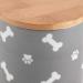 Bone Dry Ceramic Pet Collection Gray Canister - Stylish and Functional Pet Food Storage - Buy Online on GoSupps.com