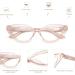 AMOMOMA 3 Pack Trendy Cat Eye Reading Glasses for Women - Blue Light Blocker Stylish Designs in Black Tortoise and Crystal Brown 1.5x Magnification - Buy Online on GoSupps.com