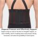 Adjustable Lumbar Back Brace Support Belt for Pain Relief & Recovery | Heavy Lifting Support - Black M - Buy Online on GoSupps.com