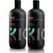 Kick Tea Tree & Peppermint Shampoo + Conditioner-Cleanse & Condition Bundle Itchy Scalp Treatment for Dandruff & Thinning Hair-High Performance Anti-Dandruff Anti-Hair Loss Care for Men and Women