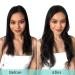 Doores Clip-In Extensions | Real Human Hair 45cm 18 Inch | Natural Black 7 Pieces 120g Remy Smooth - Buy Online on GoSupps.com