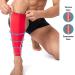 360 RELIEF Compression Calf Sleeves for Men and Women | Shin Splints Muscle Cramps Support | Ideal for Sports, Running, Hiking, Marathon | Includes Mesh Laundry Bag | Red, Size L - Buy Online on GoSupps.com