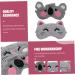 FOMIYES Sleep Masks & Eye Covers - 6 Pcs Light Blocking Eye Shades for Men & Kids - Plush Bunny Animal Design - Ideal for Travel & Sleeping - Buy Online on GoSupps.com