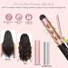 5-in-1 Curling Iron Set with Crimper & Waver | 4 Interchangeable Barrels | Instant Heating | Anti-Scald | Pink - Buy Online on GoSupps.com