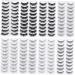 Angoily 80 Pairs Eyelashes Extension Kit False Eyelashes with Glue Beauty Fake Eyelashes Eyelash Glue Faux Eyelashes False Eyelashes Magnetic Stick on Eyelashes Fake Lashes Hardcore - Buy Online on GoSupps.com