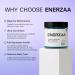 ENERZAA Daily Creatine Complex Gummies 4.5g Active Blend with Essential Electrolytes 2 Gummies per Day | 60 Count Jar | Supports Daily Vitality & Hydration (Blue Razz Flavor) - Buy Online on GoSupps.com
