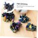 VILLCASE 6 Pcs Colorful Crystal Clusters Fish Decorations for Tank Druzy Geode Natural Stones Gem Display Colorfulx3pcs 3X3CMx3pcs - Buy Online on GoSupps.com