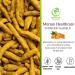  Morsan Healthcare Turmeric (Curcuma longa) Capsules | Pack of 60 x 500 mg Vegetarian Capsules | Natural Food Supplement | GMP Certified | Gluten-Free - Buy Online on GoSupps.com